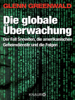 cover image of Die globale Überwachung